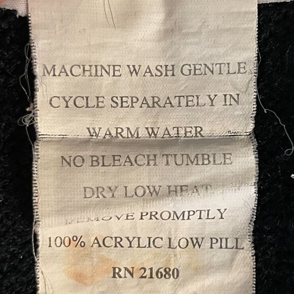 vintage Dennis Mens YL Green Acrylic Button-Up Cardigan Sweater - Picture 5 of 12